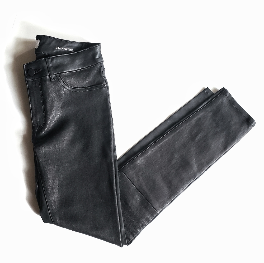 DL1961 Leather Skinny Emma Power Legging Jeans